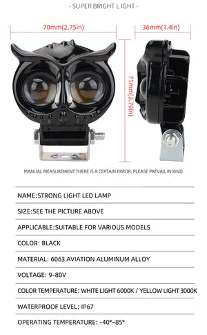 Rev Motif 12V LED Auxiliary Light